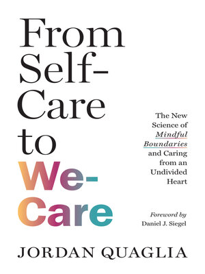 cover image of From Self-Care to We-Care